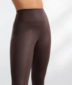 The Faux Leather High-Waist Leggings