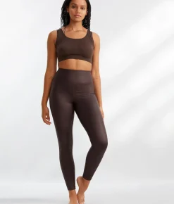 The Faux Leather High-Waist Leggings