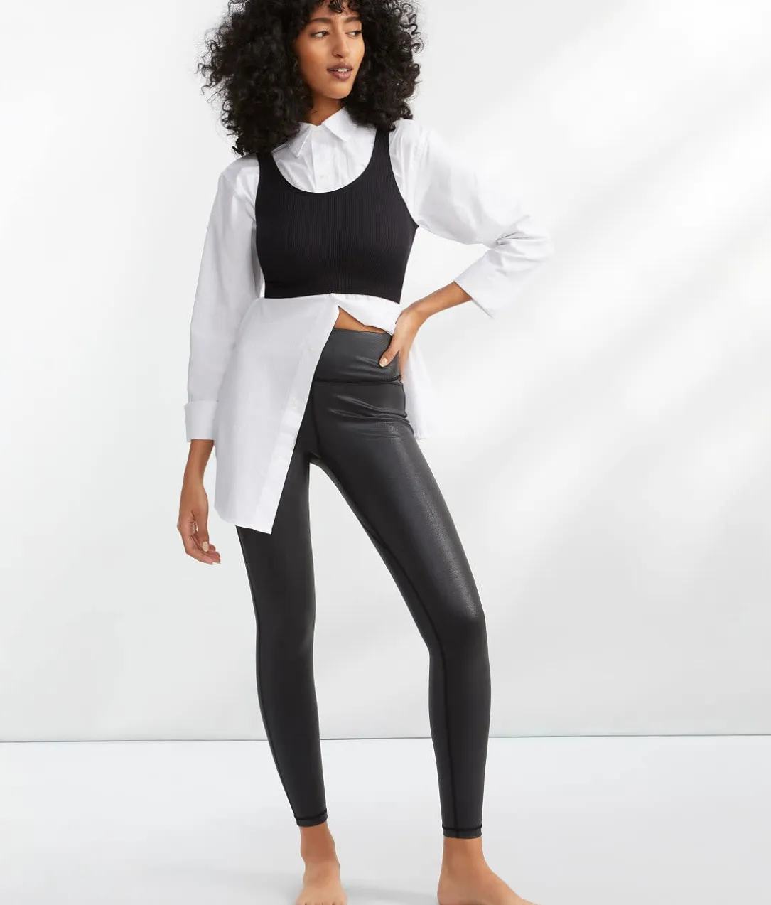 The High-Shine High-Rise Leggings