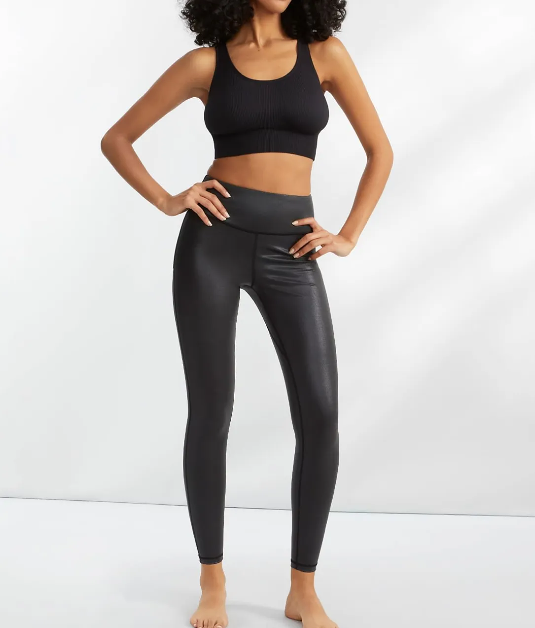The High-Shine High-Rise Leggings