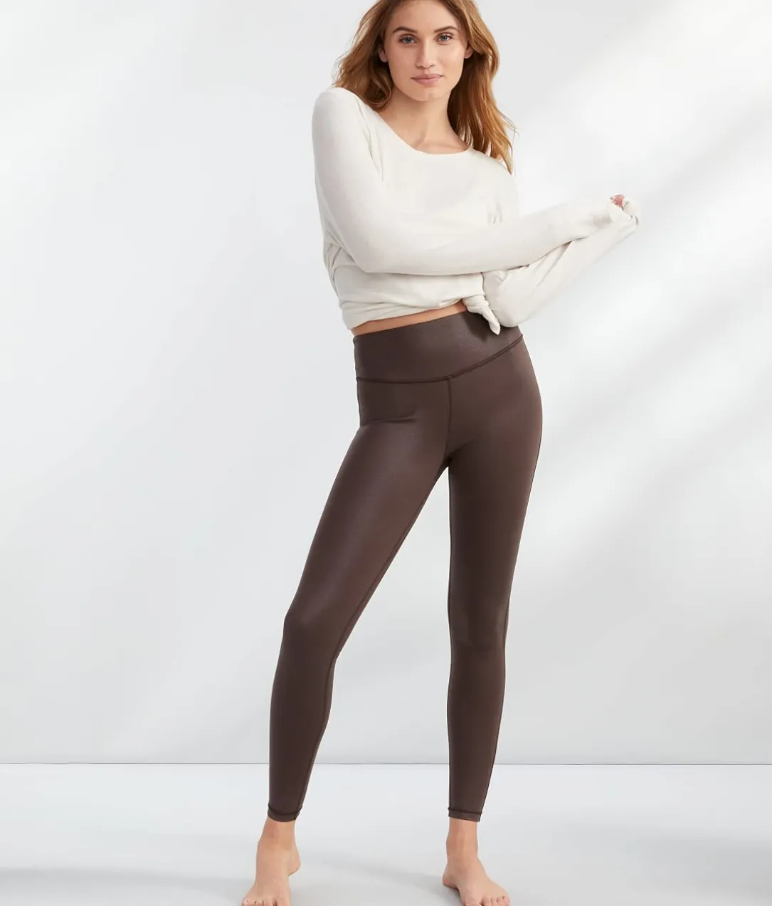 The High-Shine High-Rise Leggings