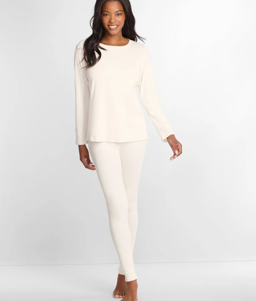 The Ribbed Knit Pajama Set