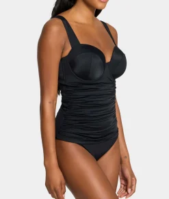 The Slimming Balconette Underwire Tankini Top