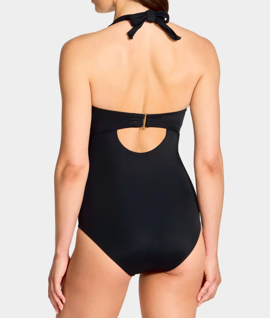 The Slimming Halter Underwire One-Piece Swimsuit