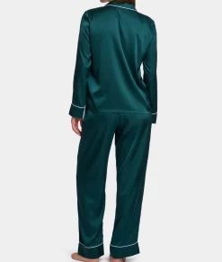 The Washed Satin Pajama Set