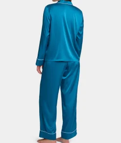 The Washed Satin Pajama Set