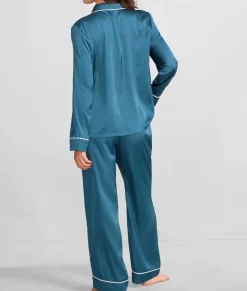 The Washed Satin Pajama Set