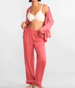 The Washed Satin Pajama Set