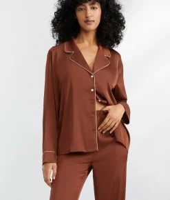 The Washed Satin Pajama Set