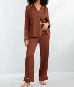 The Washed Satin Pajama Set