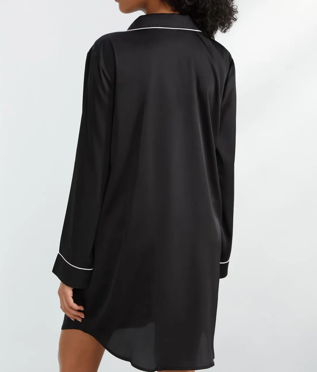 The Washed Satin Sleep Shirt