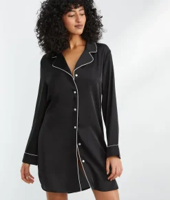 The Washed Satin Sleep Shirt