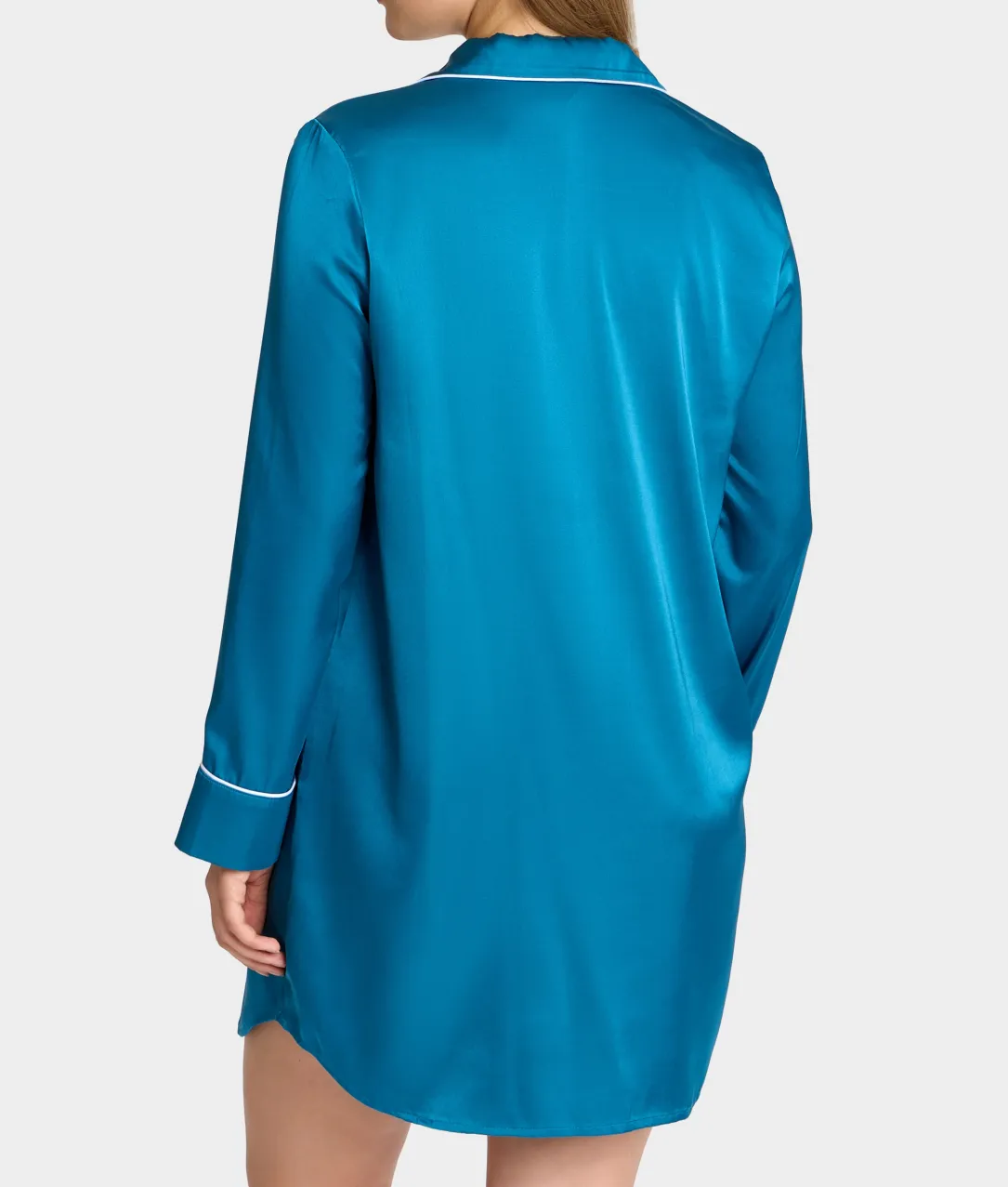 The Washed Satin Sleep Shirt