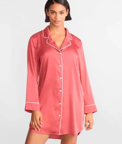 The Washed Satin Sleep Shirt