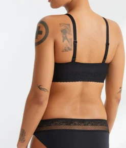 The Wire-Free Front-Close Bra with Lace