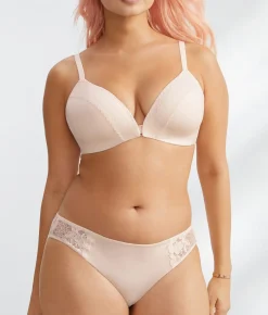 The Wire-Free Front-Close Bra with Lace