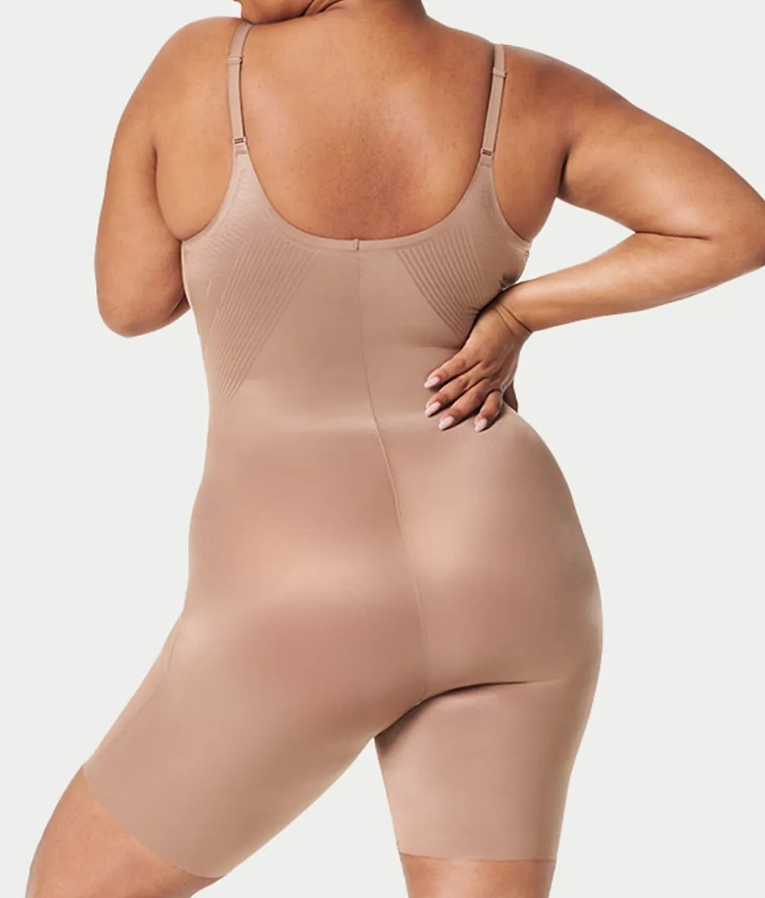 Thinstincts 2.0 Closed Bust Mid-Thigh Bodysuit