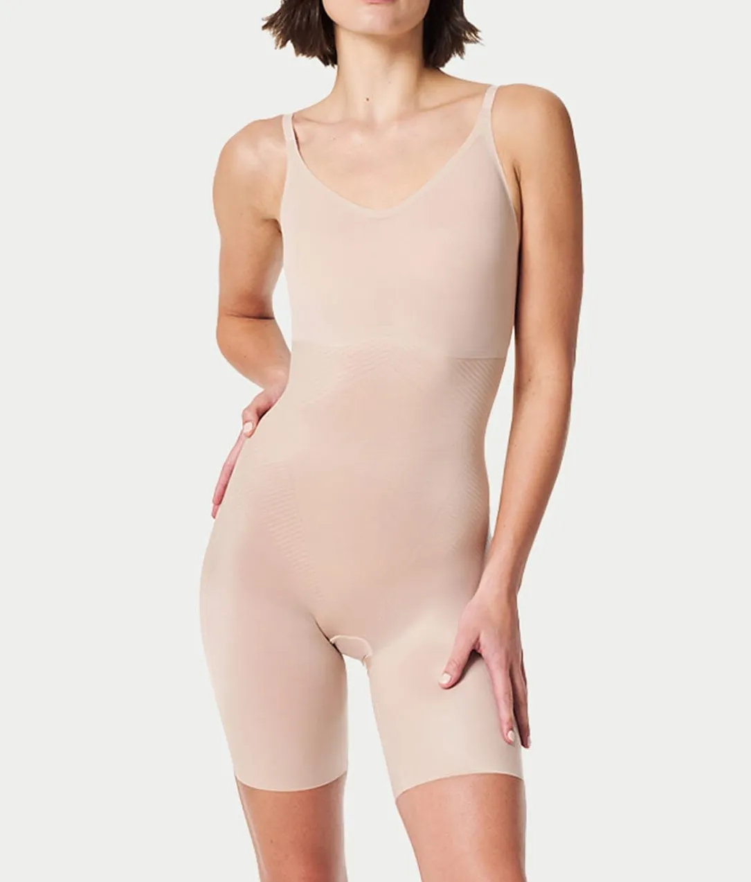 Thinstincts 2.0 Closed Bust Mid-Thigh Bodysuit
