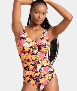 Tie Front Underwire One-Piece