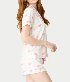 Tini Time Drinks 3-Piece Knit Pajama Set