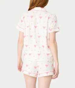 Tini Time Drinks 3-Piece Knit Pajama Set