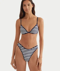 Tipped Bralette Bikini Top