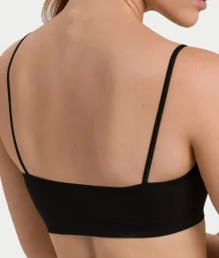 Touch Feeling Spaghetti Crop Top