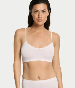 Touch Feeling Spaghetti Crop Top