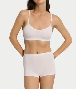Touch Feeling Spaghetti Crop Top