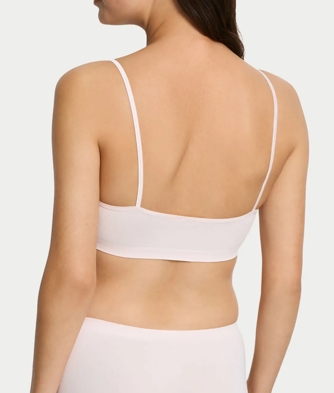 Touch Feeling Spaghetti Crop Top