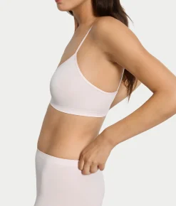 Touch Feeling Spaghetti Crop Top