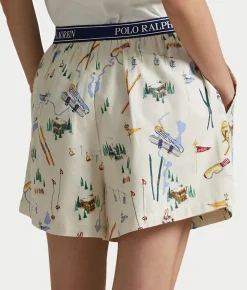 Traveler Ski Print Boxer