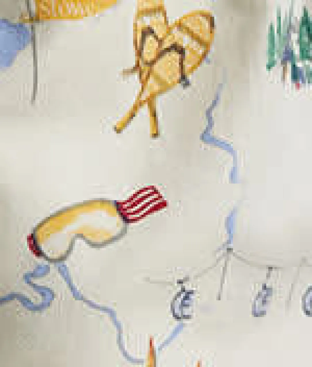 Traveler Ski Print Boxer