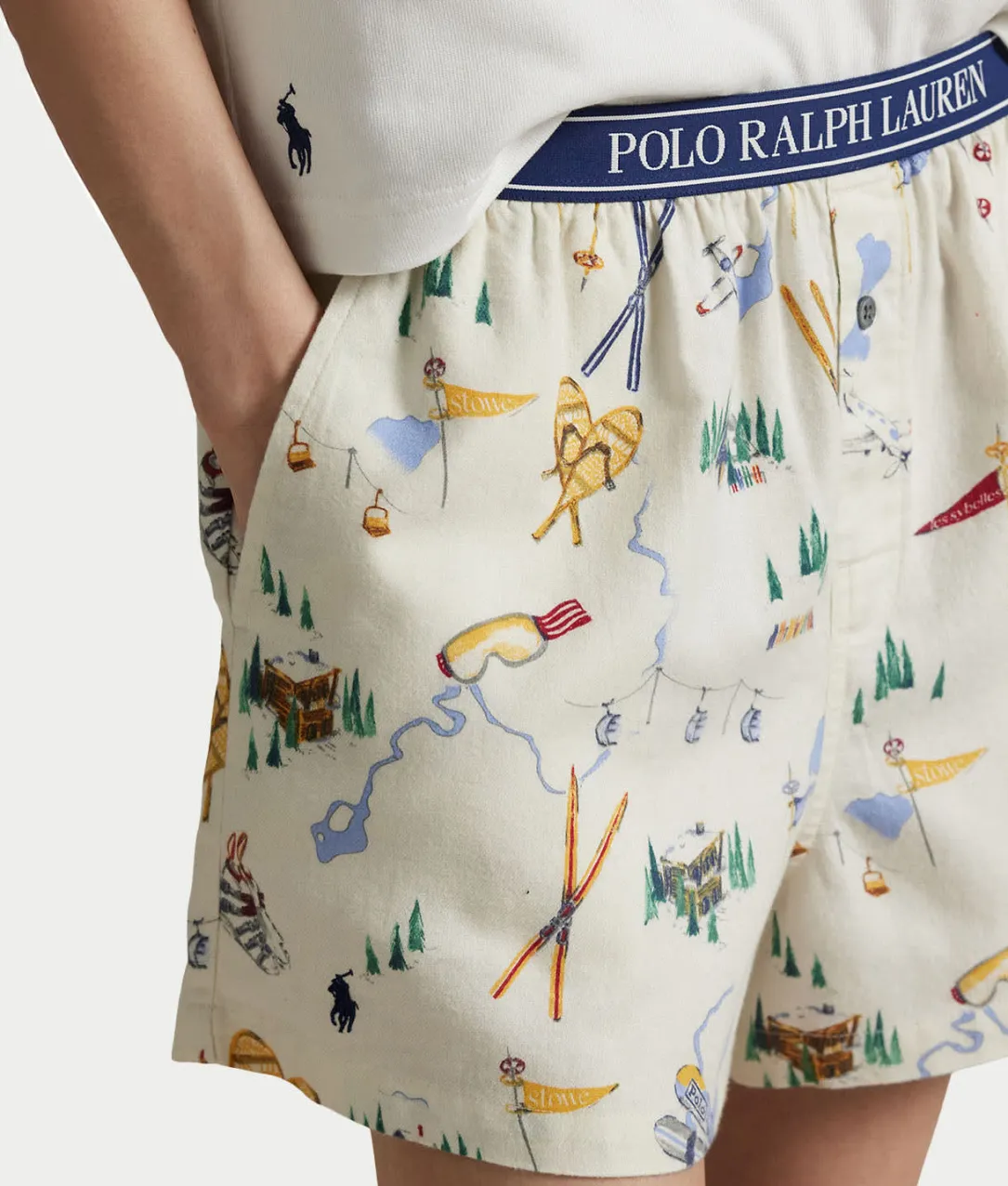 Traveler Ski Print Boxer