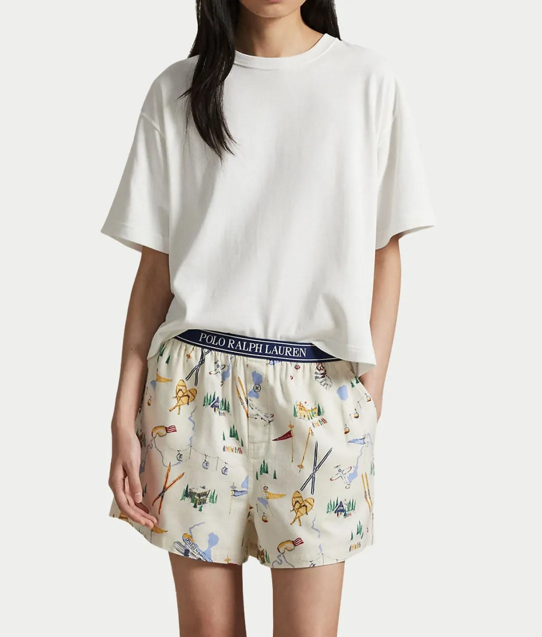 Traveler Ski Print Boxer