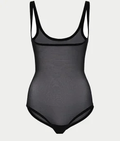 Tulle Open Bust Bodysuit