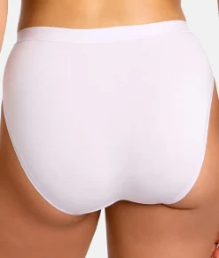 Understated Cotton Hi-Cut Brief