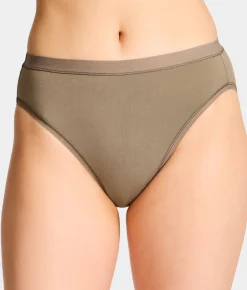 Understated Cotton Hi-Cut Brief