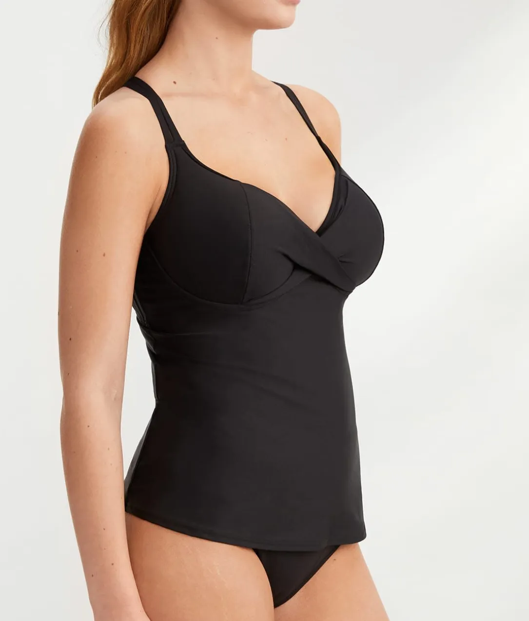 Underwire Wrap Tankini Top
