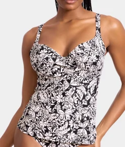 Underwire Wrap Tankini Top