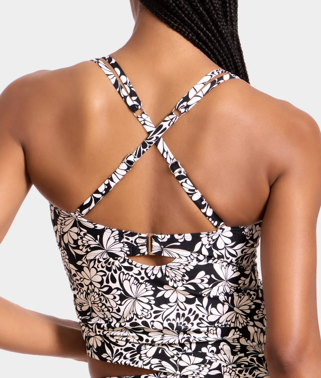 Underwire Wrap Tankini Top
