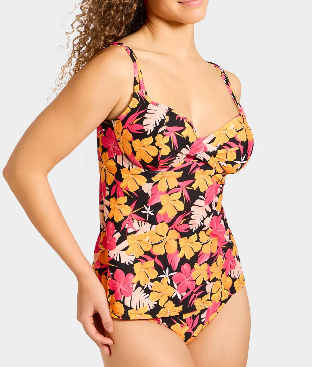 Underwire Wrap Tankini Top