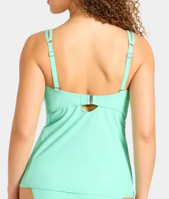 Underwire Wrap Tankini Top