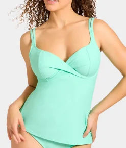 Underwire Wrap Tankini Top