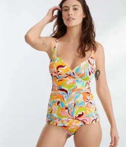 Underwire Wrap Tankini Top