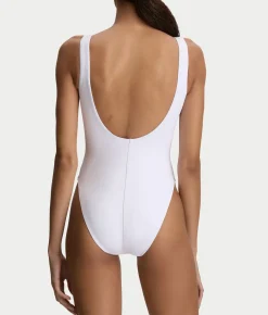 USA Logo Scoop Tank One-Piece Swimsuit