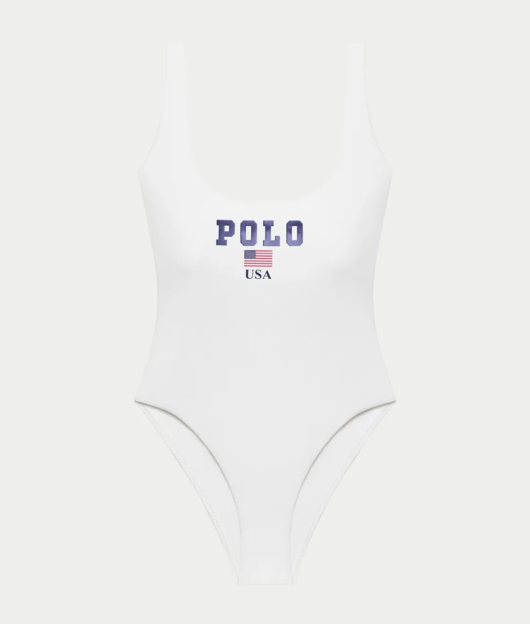 USA Logo Scoop Tank One-Piece Swimsuit