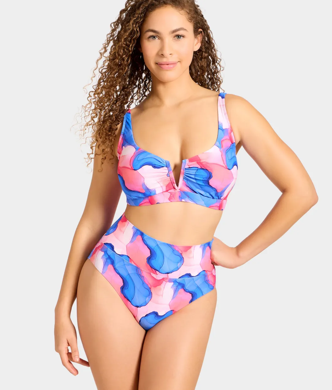 V Front Bralette Underwire Bikini Top