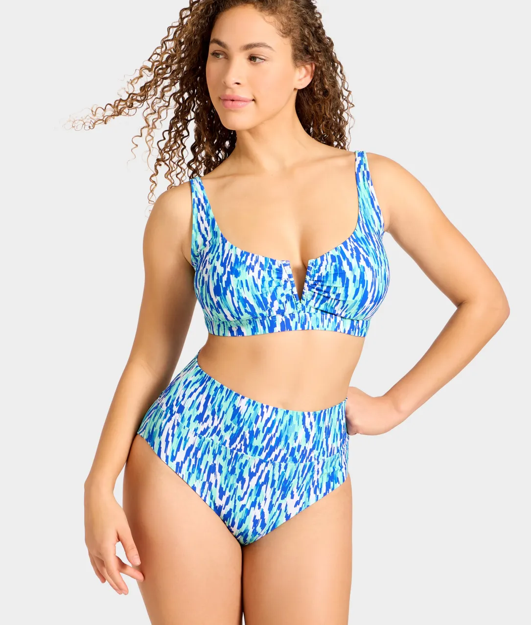 V Front Bralette Underwire Bikini Top
