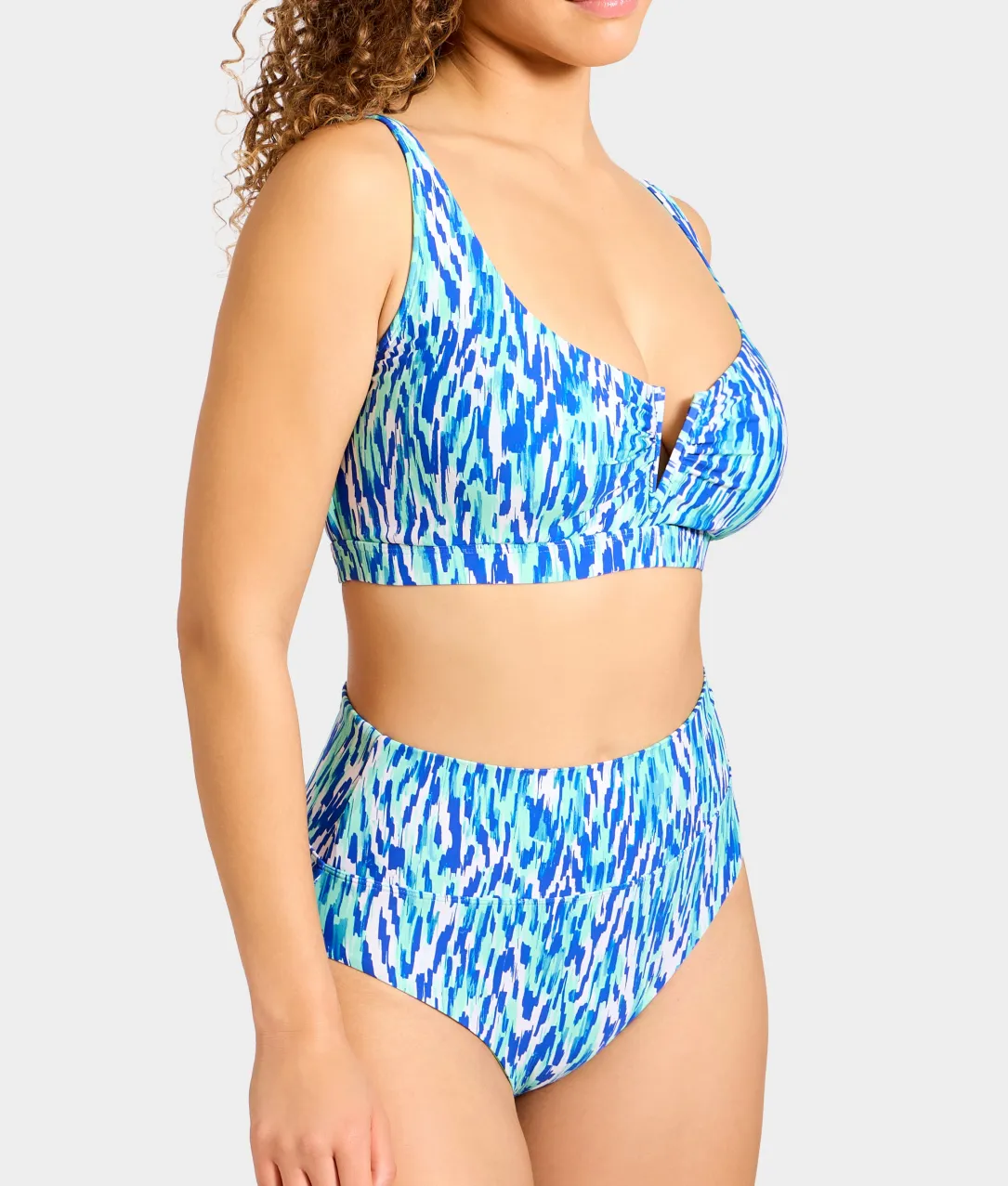V Front Bralette Underwire Bikini Top